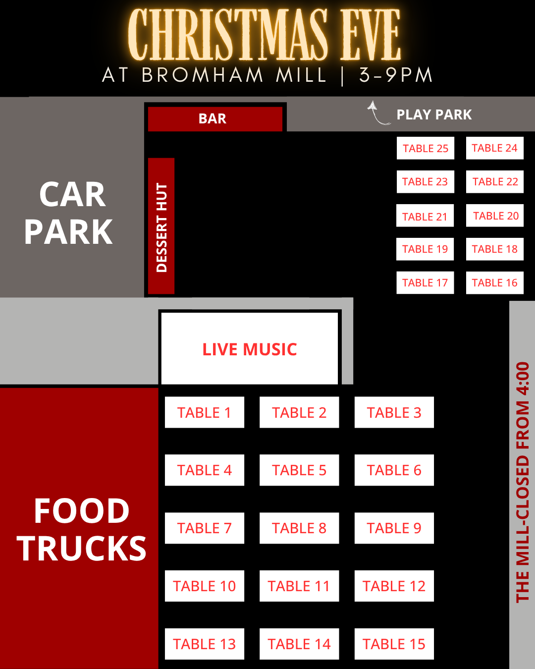 Christmas Eve - Table Reservation